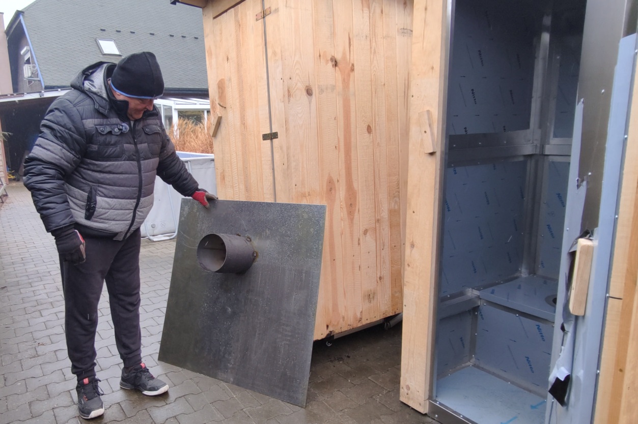 Obraz wykonany w miedzi